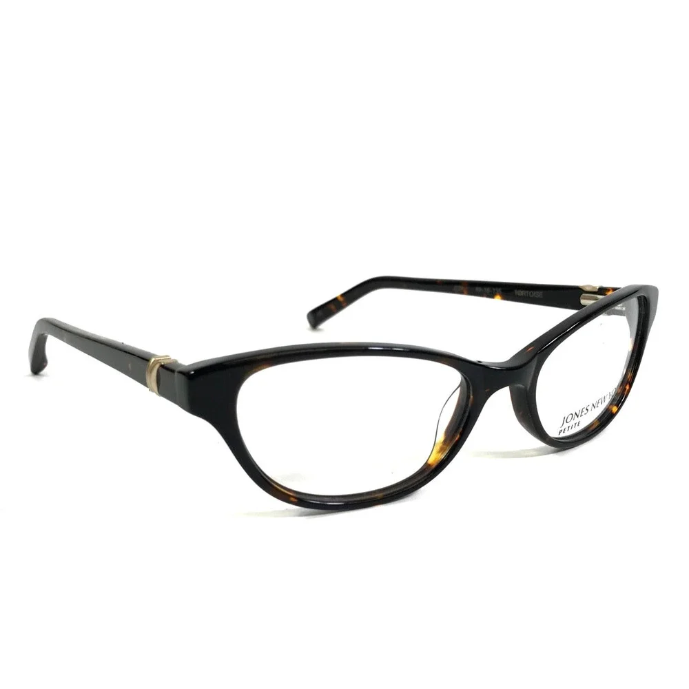 Jones New York Eyeglasses Frames J224 TORTOISE Brown Cat Eye Full Rim 49-16-135